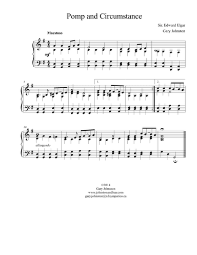 Pomp and Circumstance (arr. Gary Johnston)
