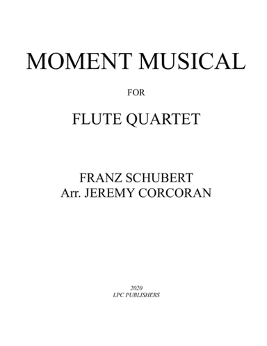 Moment Musical for Flute Quartet (arr. Jeremy Corcoran)