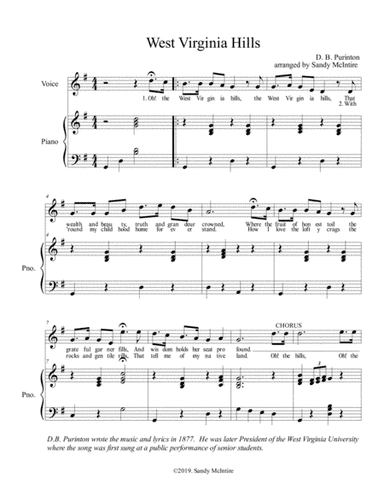 West Virginia Hills (arr. Sandy McIntire)