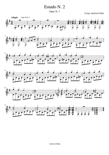 Estudo n.2, Opus 1