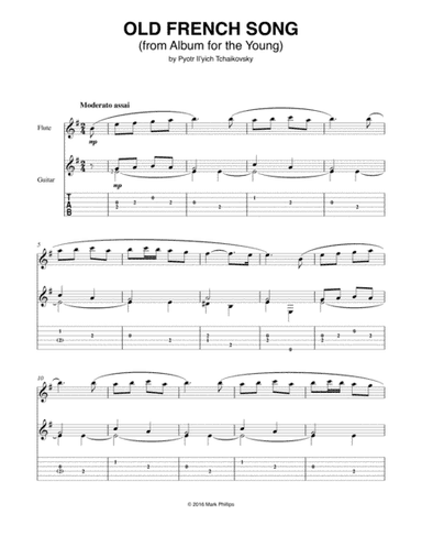 Old French Song (from Album for the Young) (arr. Mark Phillips)