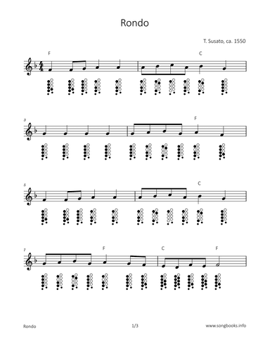 Rondo (arr. songbooks.info)