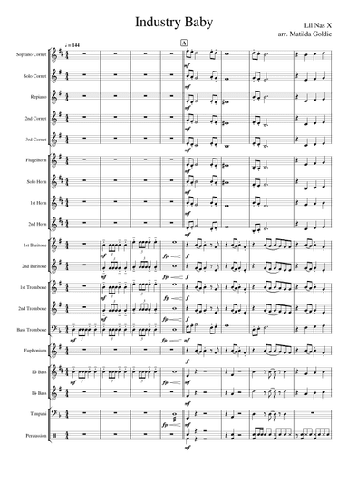 Industry Baby (arr. Matilda Goldie)