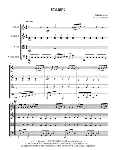 Imagine (arr. Lee Mitchell)