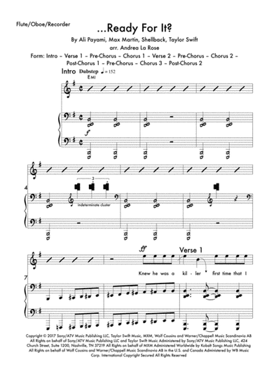 ...ready For It? (arr. Andrea La Rose)
