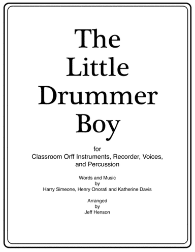 The Little Drummer Boy (arr. Jeff Henson)