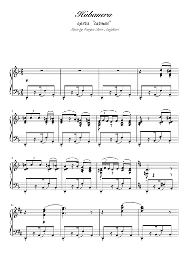 Habanera (arr. pfkaori)