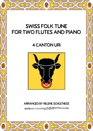 Swiss Folk Dance for two flutes and piano – 4 Canton Uri – Mazurka (arr. Helene Schulthess)