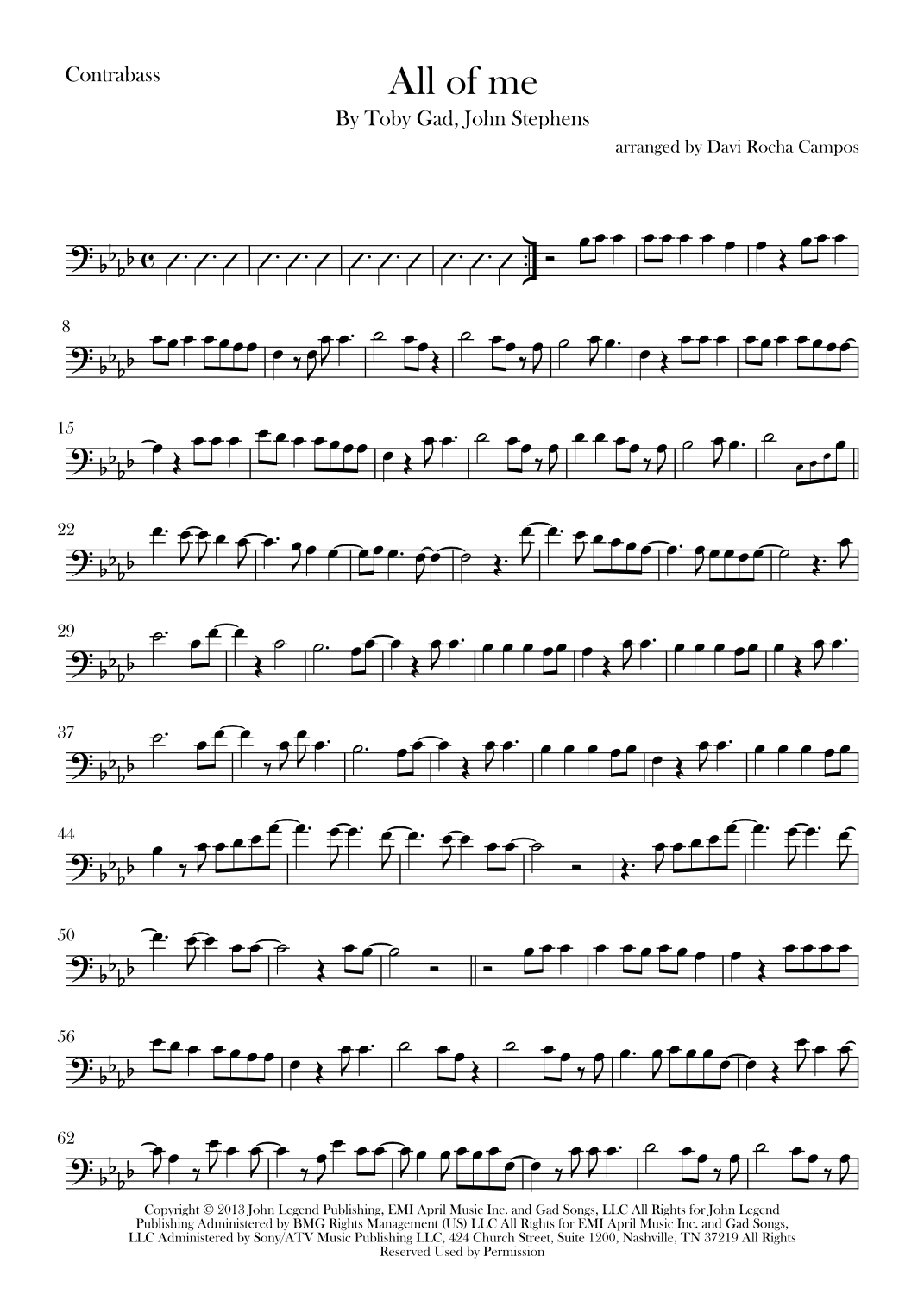 All Of Me (arr. Davi Rocha Campos)