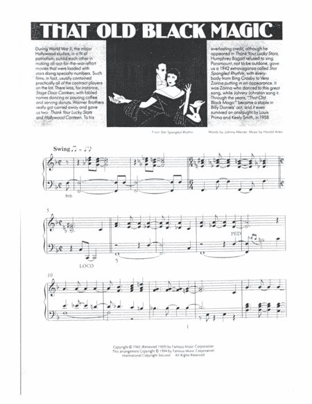 That Old Black Magic (arr. Robert Blond)
