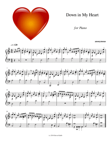 Down in My Heart (arr. Steven  Kudlo)