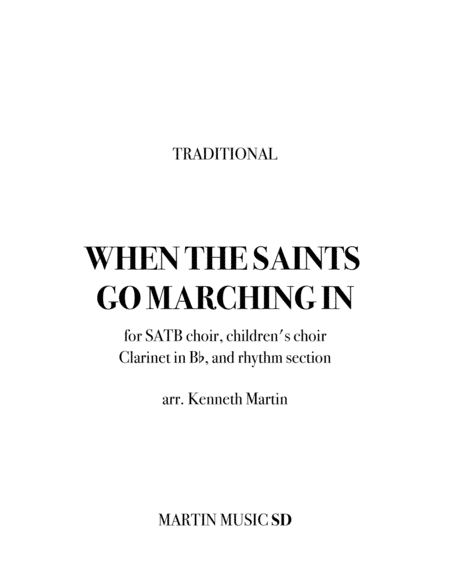 When The Saints Go Marching In