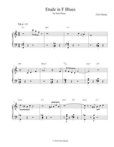 Etude in F Blues