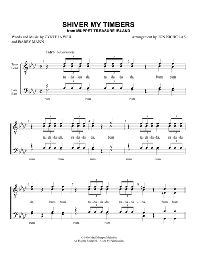 Shiver My Timbers (arr. Jon Nicholas)