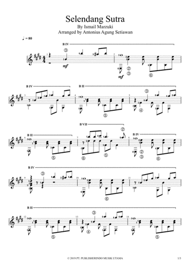 Selendang Sutra (arr. Antonius Agung Setiawan)
