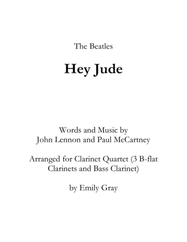Hey Jude (arr. Emily Gray)