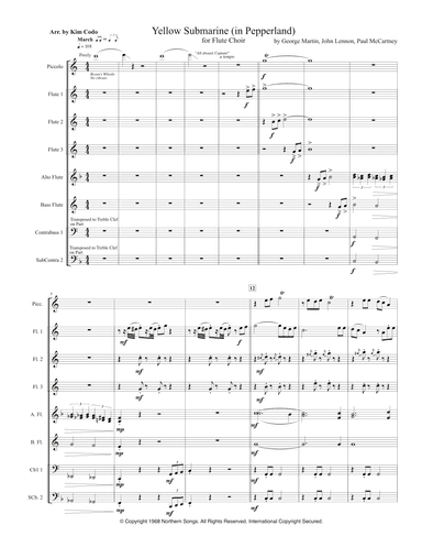 Yellow Submarine (pepperland/yellow Submarine In Pepperland) (arr. Kim Codo)