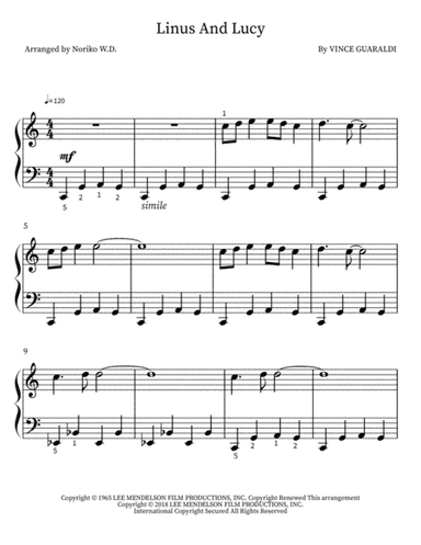 Linus And Lucy (arr. Noriko W.D.)