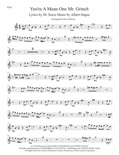 You're A Mean One, Mr. Grinch (arr. Kevin Busse)