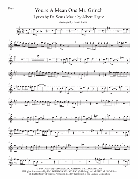 You're A Mean One, Mr. Grinch (arr. Kevin Busse)
