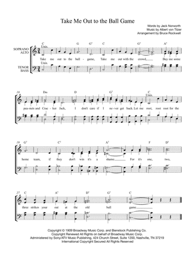 Take Me Out To The Ball Game (arr. Bruce Rockwell)