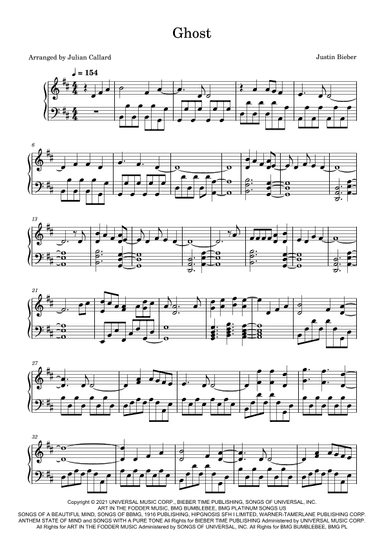 Ghost (arr. Julian Callard)