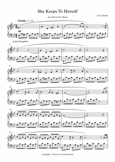 She Keeps to Herself