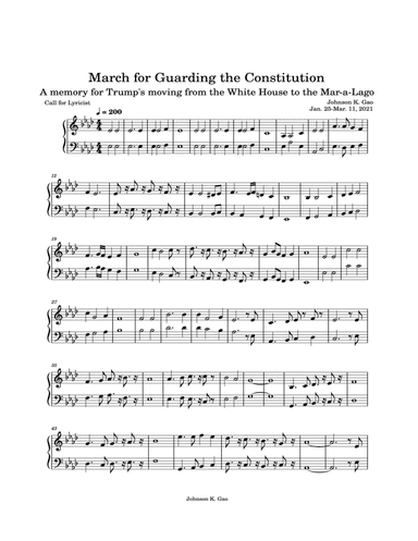 March for Guarding the Constitution