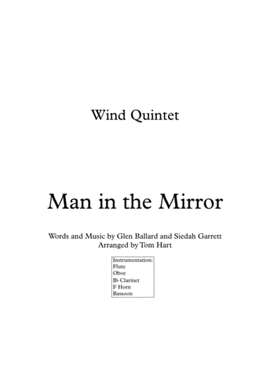 Man In The Mirror (arr. Tom Hart)