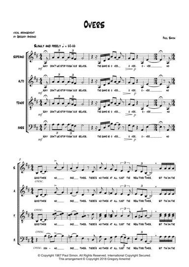 Overs (arr. GWA Music)