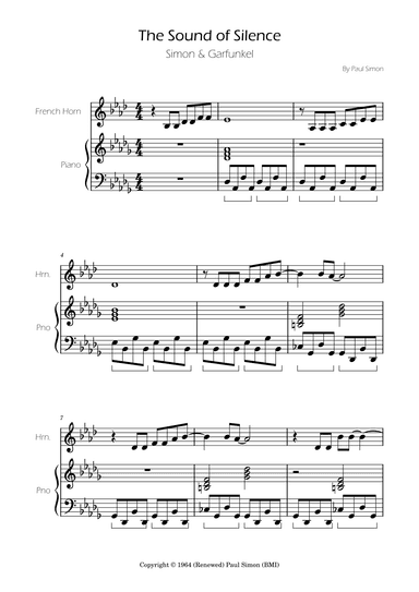 The Sound Of Silence (arr. Ygor Nunes)