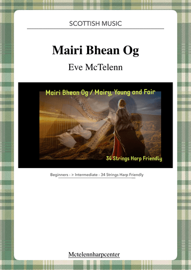 Mairi Bhan Ogg / Mary Young And Fair - beginner & 34 String Harp | McTelenn Harp Center (arr. Eve McTelenn)