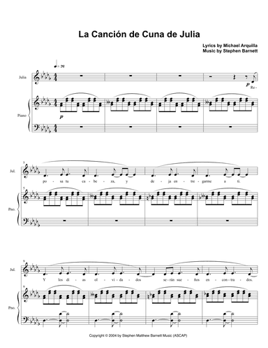 La Canción de Cuna de Julia