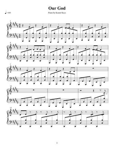 Our God (arr. Keator Keys)