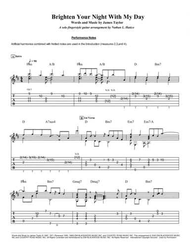 Brighten Your Night With My Day (arr. Nathan L. Hatico)
