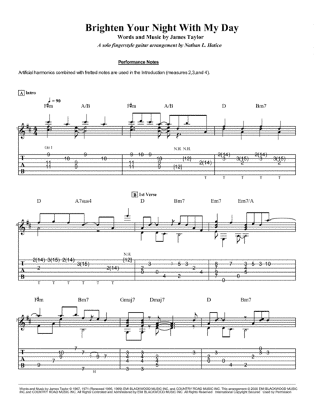 Brighten Your Night With My Day (arr. Nathan L. Hatico)