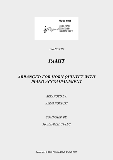 Pamit (arr. Azrai Norzuki)