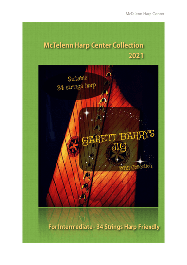 Garret Barry's Jig - intermediate & 34 String Harp | McTelenn Harp Center (arr. Eve McTelenn)