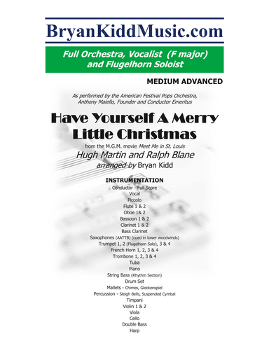 Have Yourself A Merry Little Christmas (arr. Bryan Kidd)