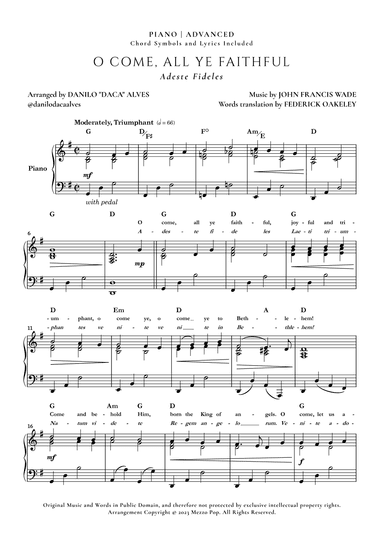 O Come, All Ye Faithful (arr. Danilo "Daca" Alves)