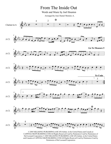 From The Inside Out (arr. José Daniel Morales A.)
