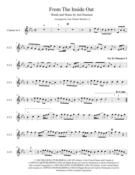 From The Inside Out (arr. José Daniel Morales A.)
