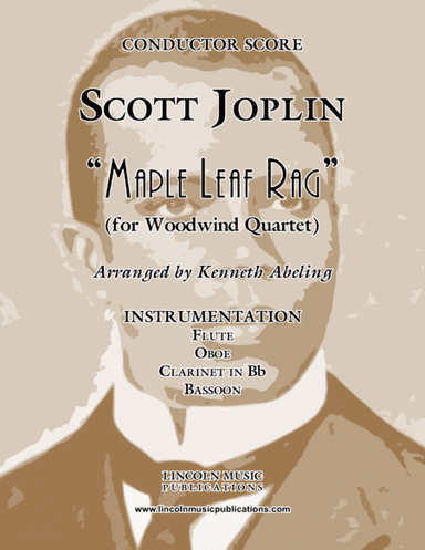 Joplin - "Maple Leaf Rag" (for Woodwind Quartet) (arr. Kenneth Abeling)