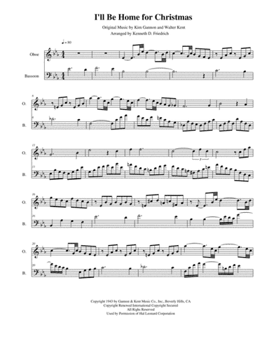 I'll Be Home For Christmas (arr. Kenneth D. Friedrich)