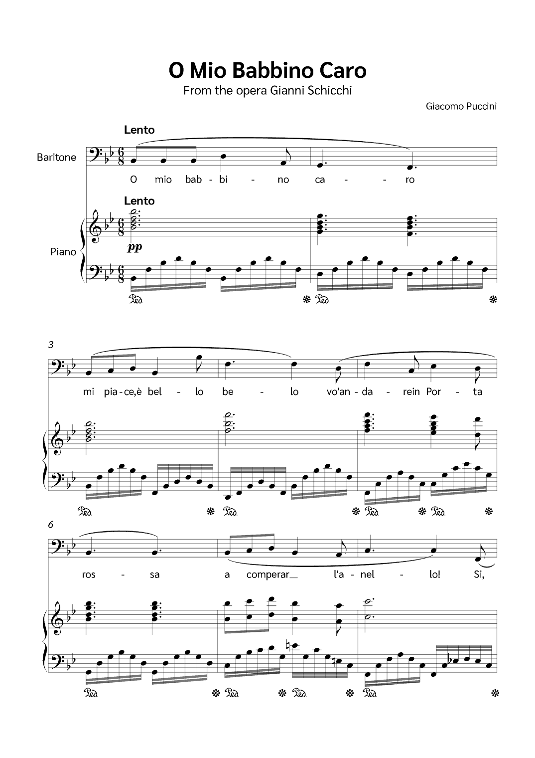 O Mio Babbino Caro (arr. Jackson Spindler)