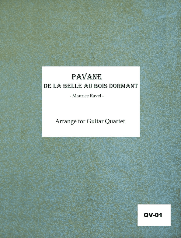Pavane De La Belle Au Bois Dormant [Guitar Quartet] - Score Only (arr. Cicero Gallinari)