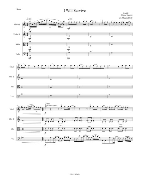I Will Survive (arr. Margie Dally)