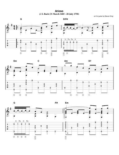 Arioso (arr. Steven King)