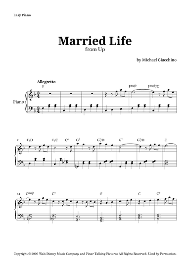 Married Life (arr. Langanho)