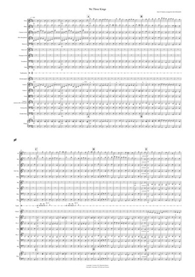 We Three Kings for School Orchestra (arr. David Burndrett)